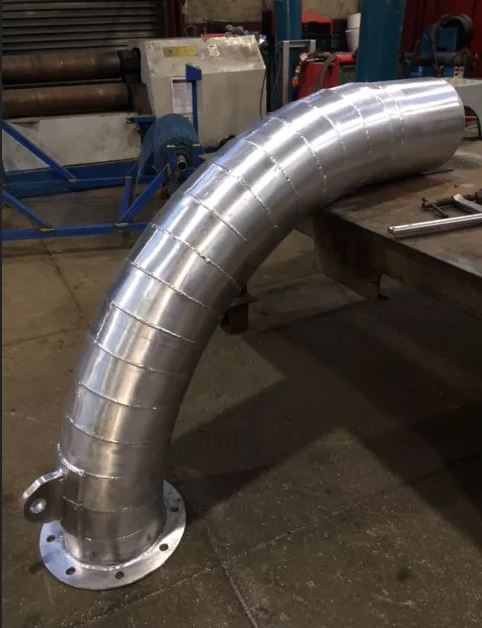 Elbow for feed line